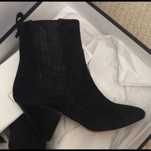 Veronica Beard Bennett Suede Boot-NEW